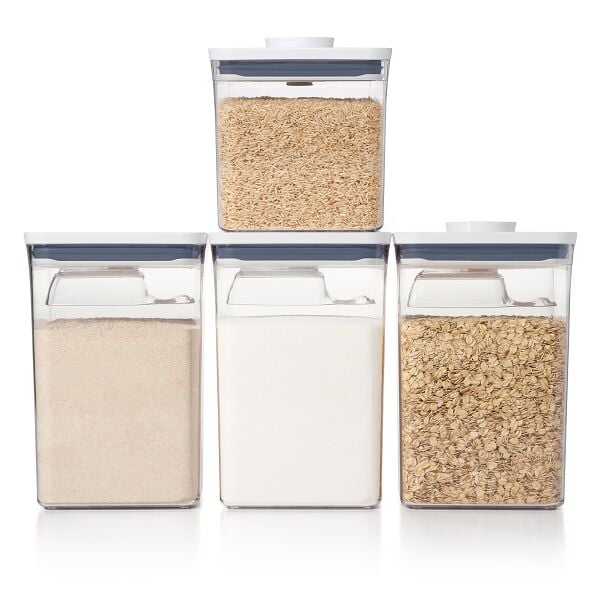 POP Container - Big Square Short (2.8 Qt.) & 6-Piece POP Container Set Bundle L5