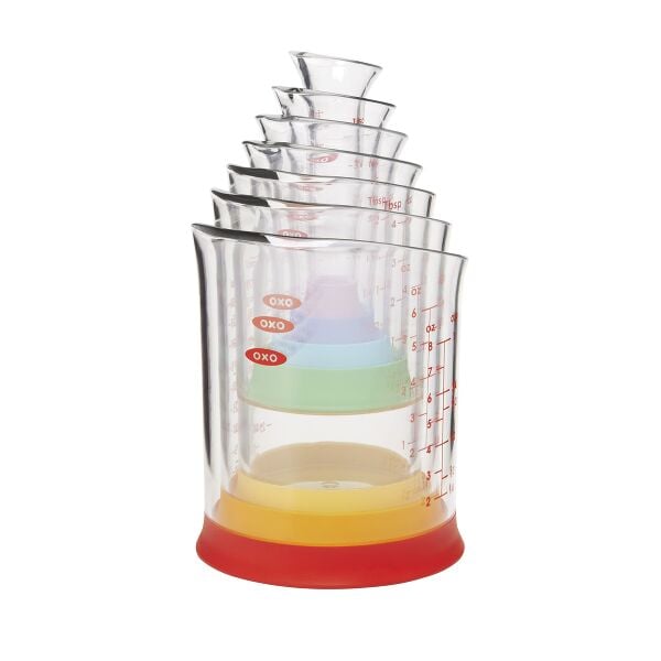 7 Piece Liquid Measuring Beaker Set C0
