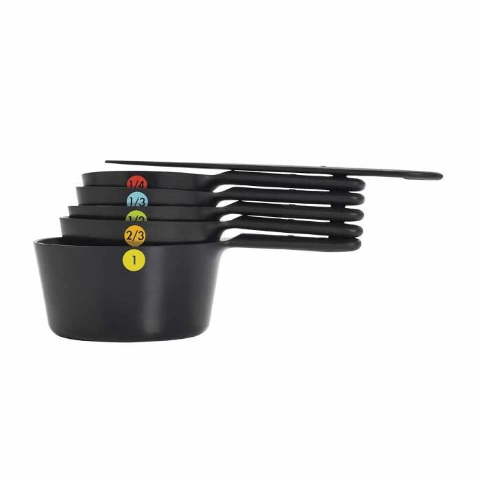 6 Piece Plastic Measuring Cups Y0