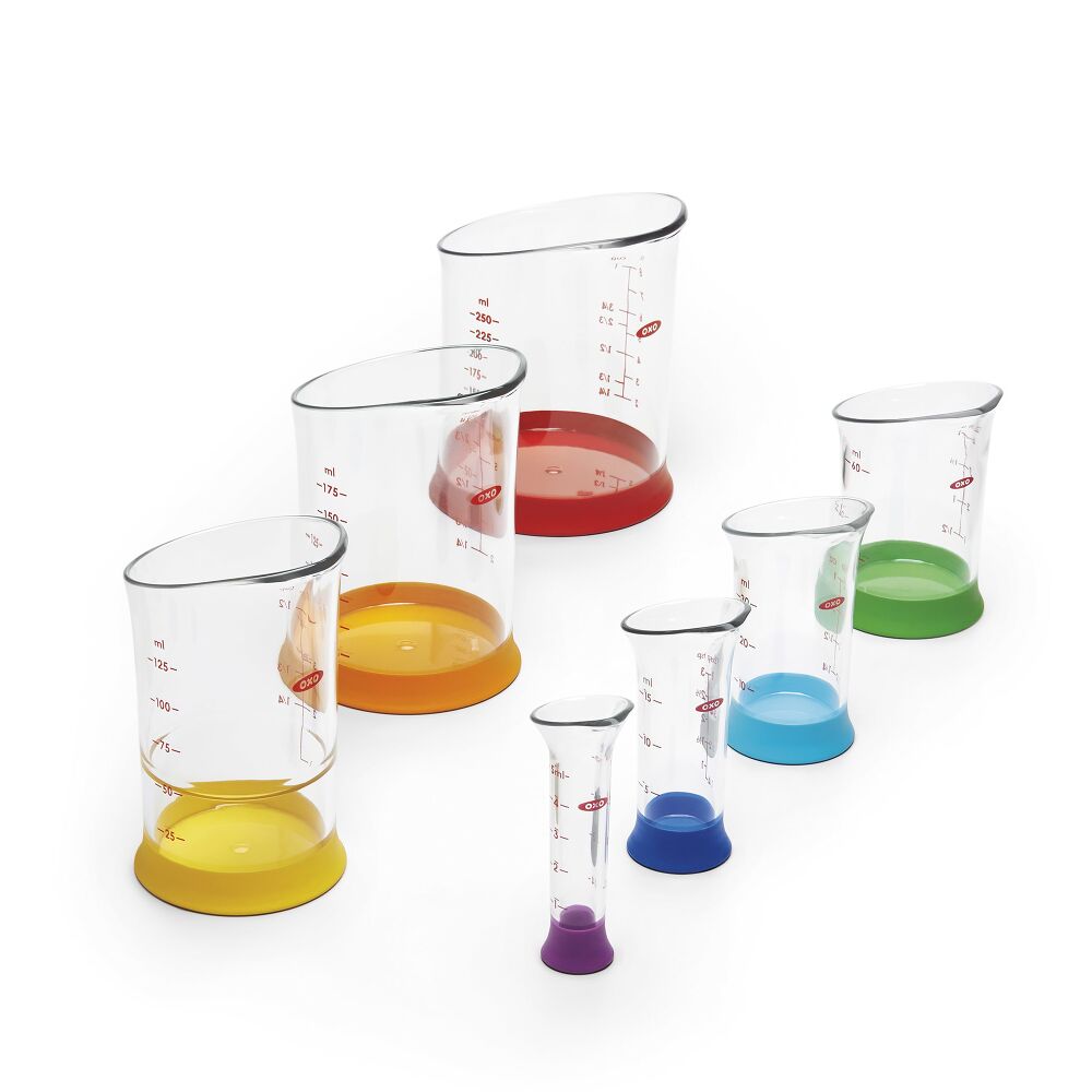 7 Piece Liquid Measuring Beaker Set C0