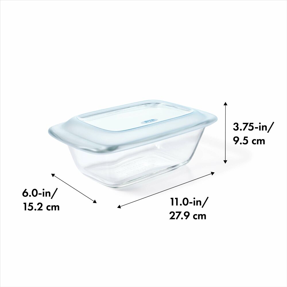 1.6 Qt Loaf Baking Dish with Lid T4