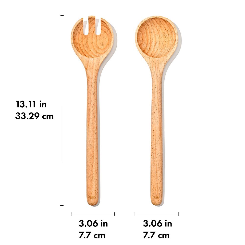 Beechwood Salad Servers – 2-Piece Set G9
