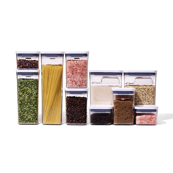 5-Piece POP Container Set & 8-Piece POP Container Baking Set Bundle H8