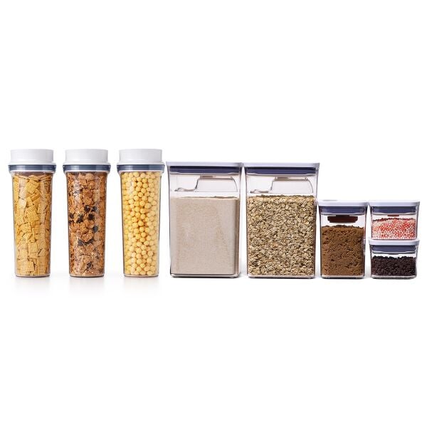 3 Piece Cereal Dispenser Set & 8-Piece POP Container Baking Set Bundle I4
