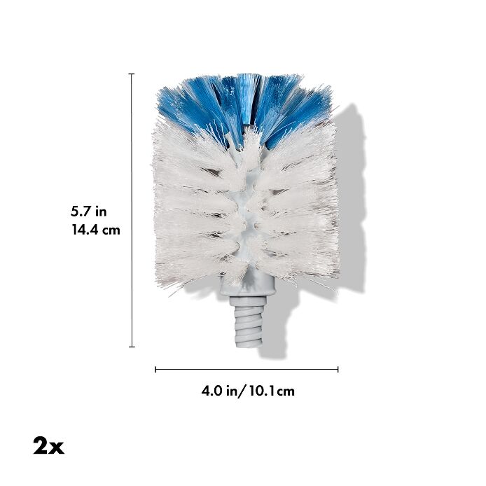 Stainless Steel Bottle Brush Refill - 2 Pack M8