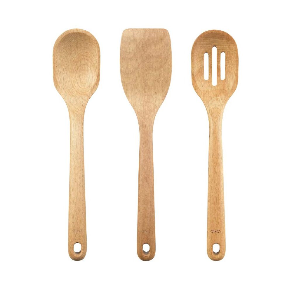 3 Piece Wooden Utensil Set O2
