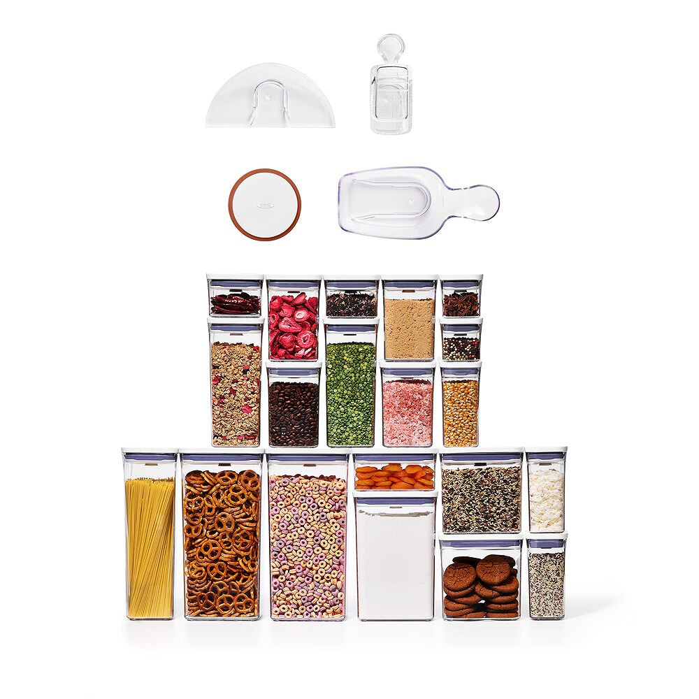 POP 4-Piece Baking Set & 20-Piece POP Container Set Bundle X7