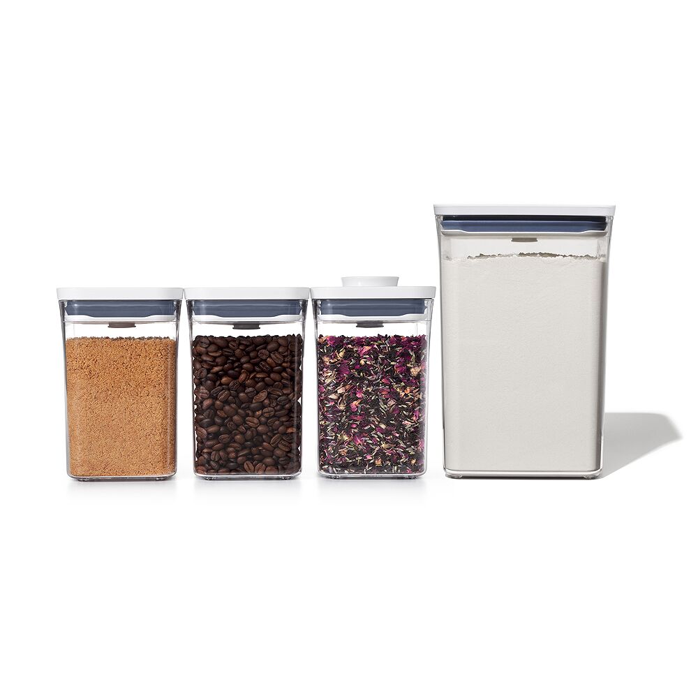 POP Container - Big Square Medium (4.4 Qt.) & 3-Piece POP Container Value Set Bundle R5