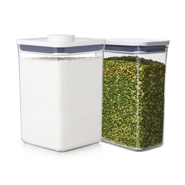 POP Container - Rectangle Medium (2.7 Qt.) & POP Container - Big Square Medium (4.4 Qt.) Bundle W0