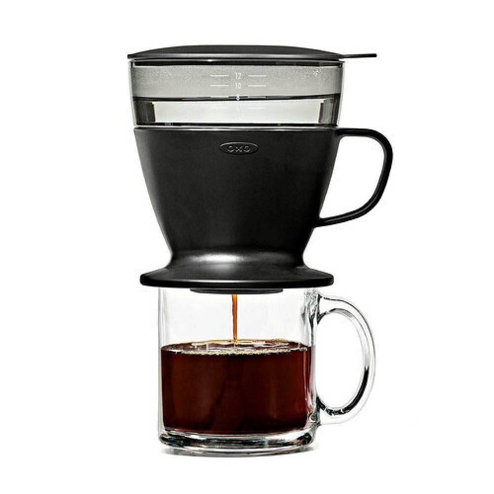 Pour Over Coffee Maker with Water Tank - Matte Black M5