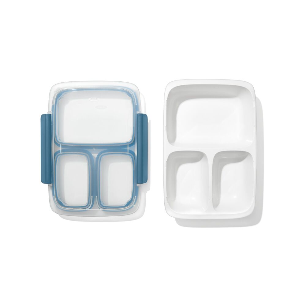 Prep & Go 4.1-Cup Divided Container - Ocean Blue N6