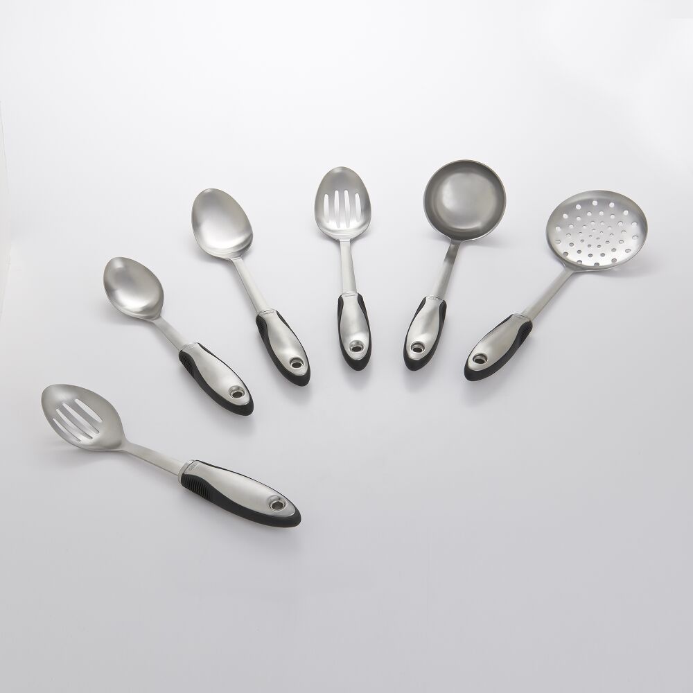 Steel Slotted Spoon B8