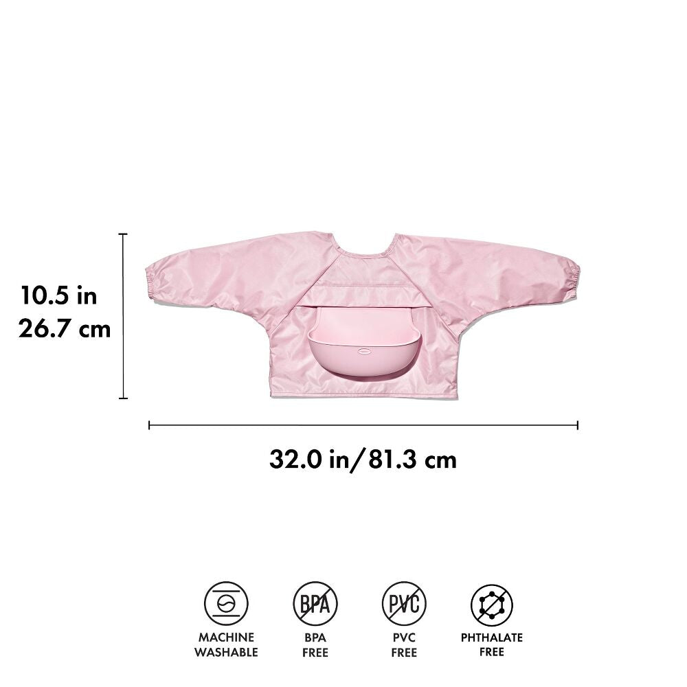 Sleeved Roll-Up Bib - Blossom K6