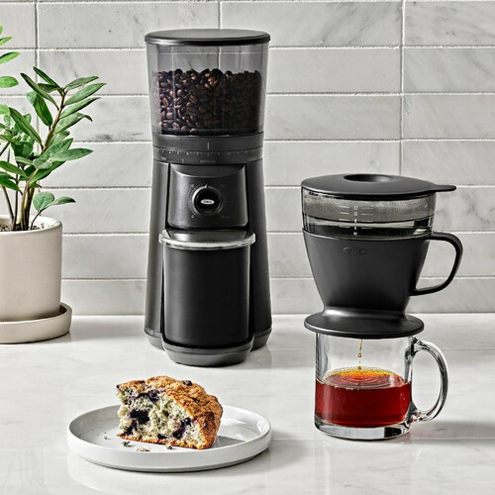 Pour Over Coffee Maker with Water Tank - Matte Black M5