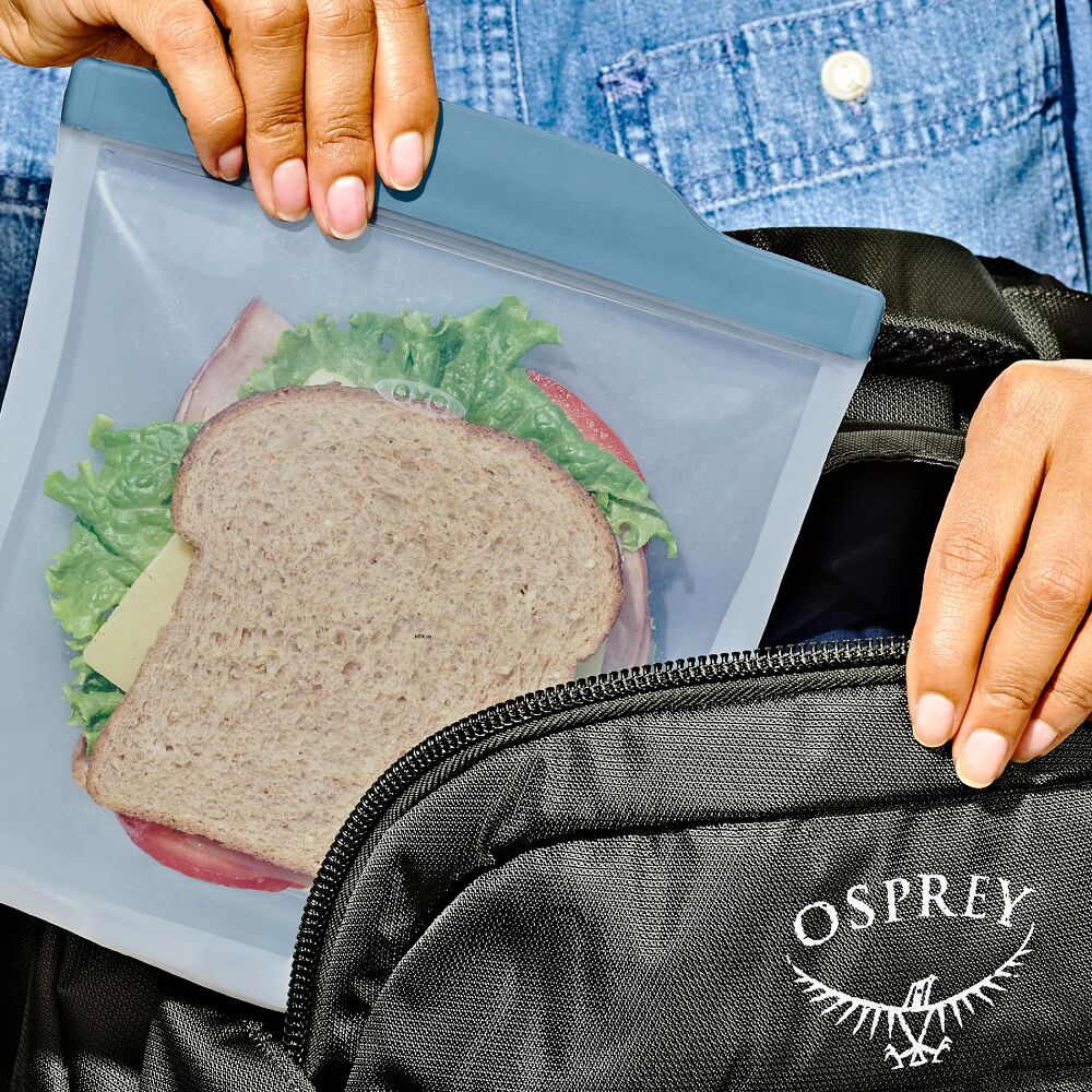 Silicone Reusable Bag Sandwich (28 oz) - Ocean Blue C4