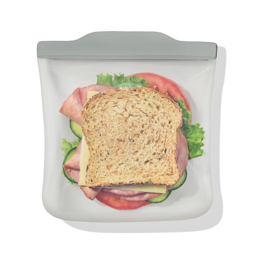 Silicone Reusable Bag Sandwich (28 oz) - Fog Y3