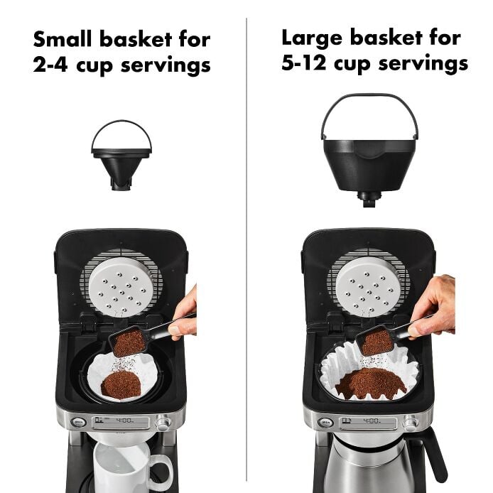 12-Cup Coffee Maker with Podless Single-Serve Function Q9