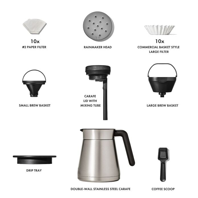 12-Cup Coffee Maker with Podless Single-Serve Function Q9