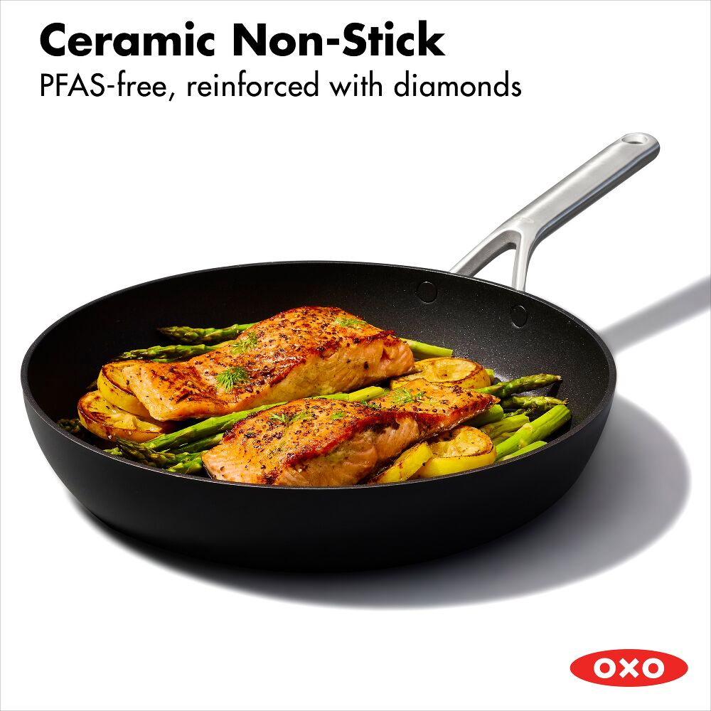 OXO Ceramic Professional Non-Stick 12-Inch Frypan D6