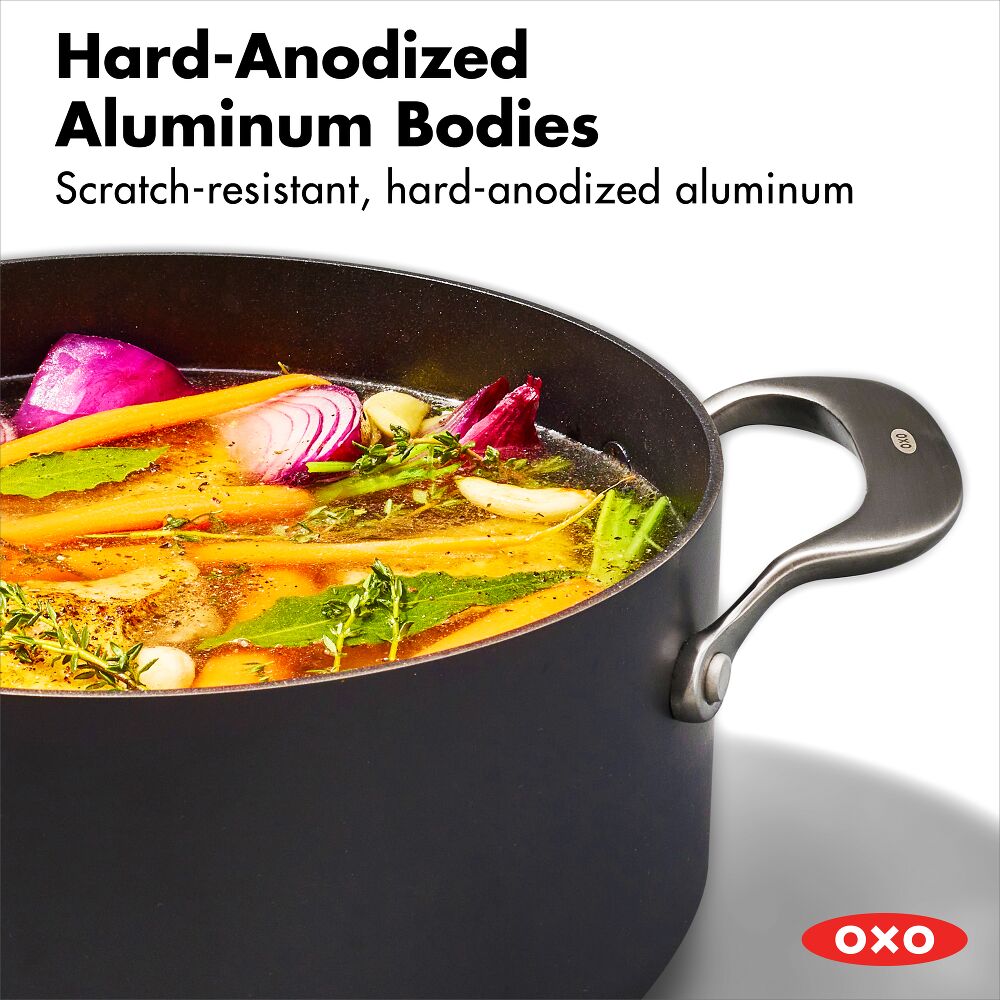 Ceramic Professional Non-Stick 5QT Stock Pot with Lid T6