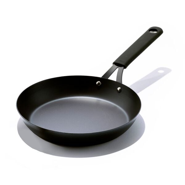 Carbon Steel Obsidian Series 10-Inch Frypan with Silicone Sleeve A8