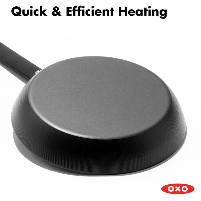 Carbon Steel Obsidian Series 10-Inch Frypan with Silicone Sleeve A8