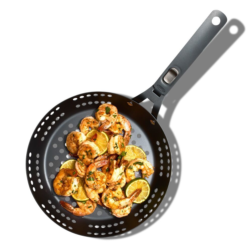 Outdoor 10" Perforated Carbon Steel Pan R6