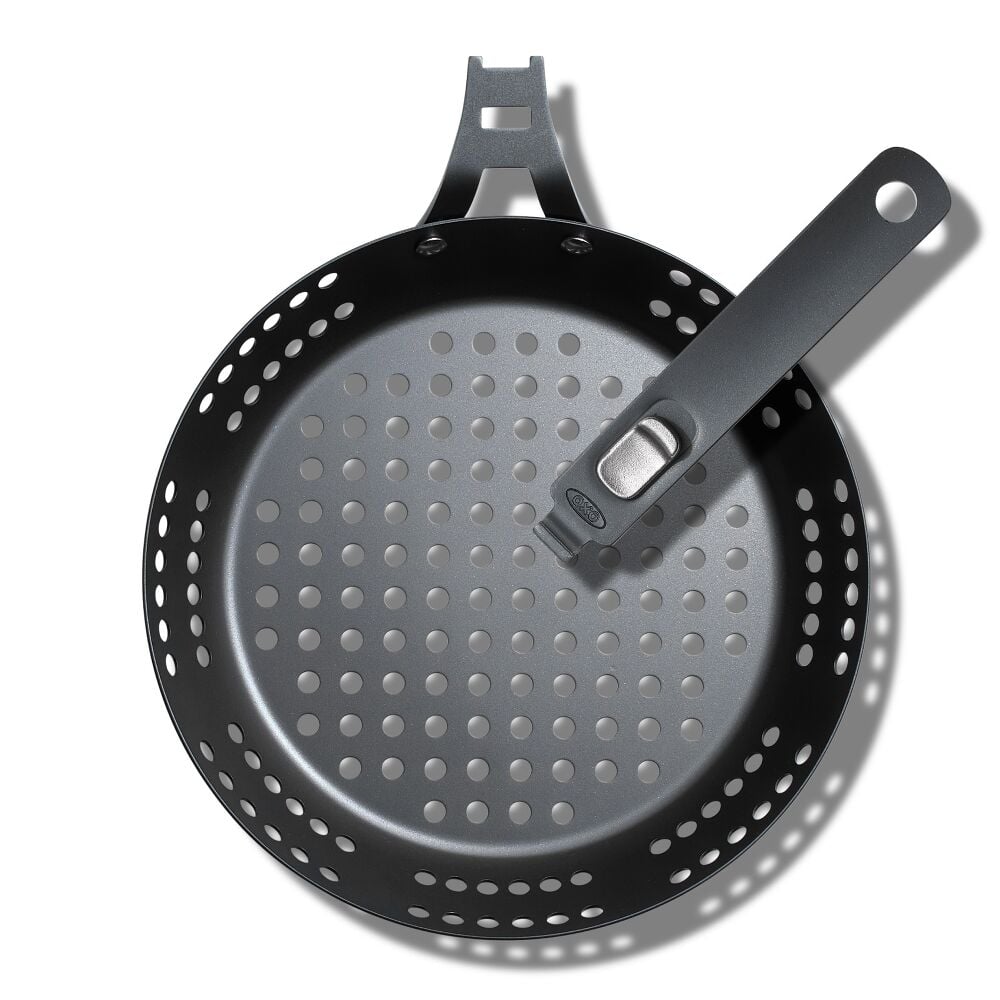 Outdoor 10" Perforated Carbon Steel Pan R6