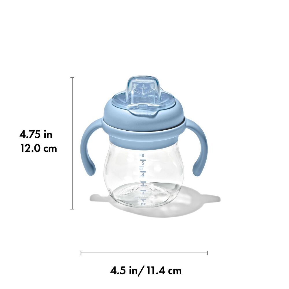 Transitions 6 Oz Soft Spout Sippy Cup with Removable Handles D3