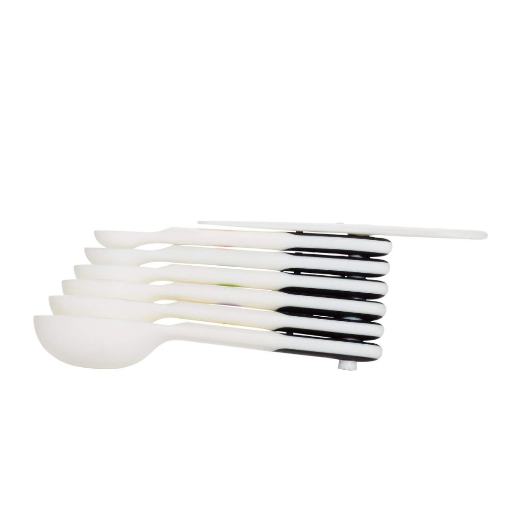 7 Piece Plastic Measuring Spoons - White Z3