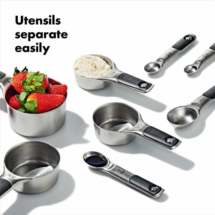 Stainless Steel Measuring Cups and Spoons Set G6