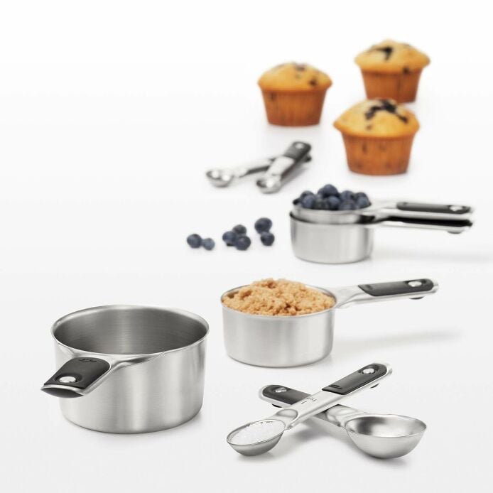 Stainless Steel Measuring Cups and Spoons Set G6