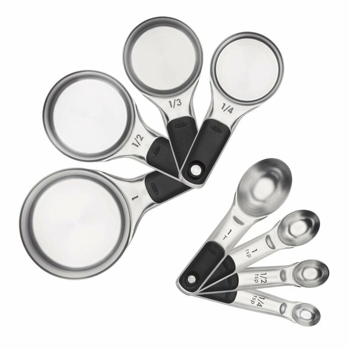 Stainless Steel Measuring Cups and Spoons Set G6