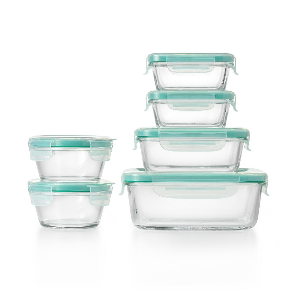OXO Good Grips 12 Piece Smart Seal Glass Container Set G9