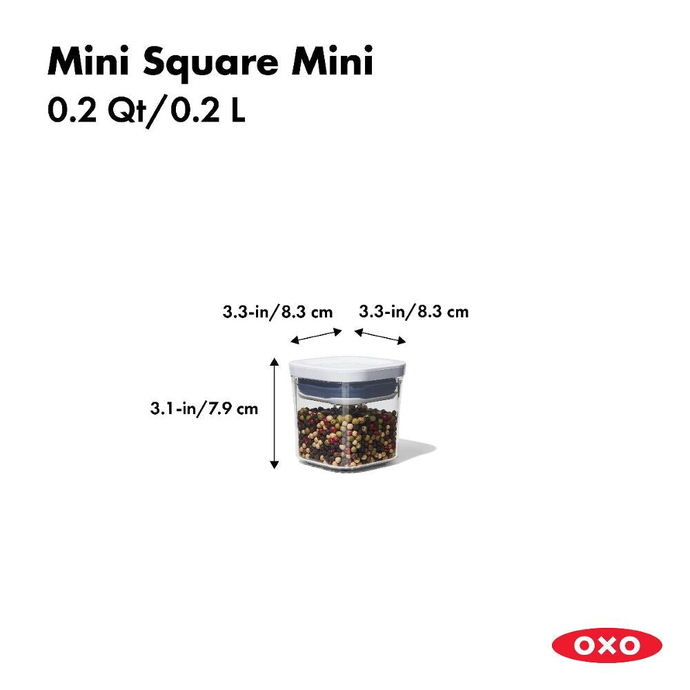 POP Container - Mini Square Mini (0.2 Qt.) V4