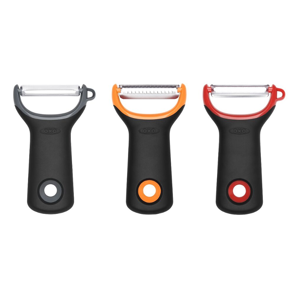3-Piece Prep Peeler Set, Assorted Blades N3