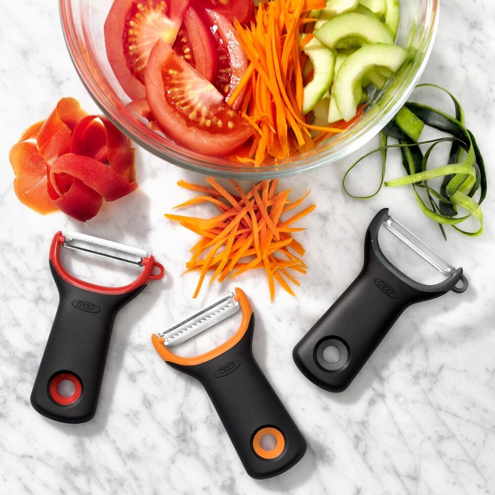 3-Piece Prep Peeler Set, Assorted Blades N3