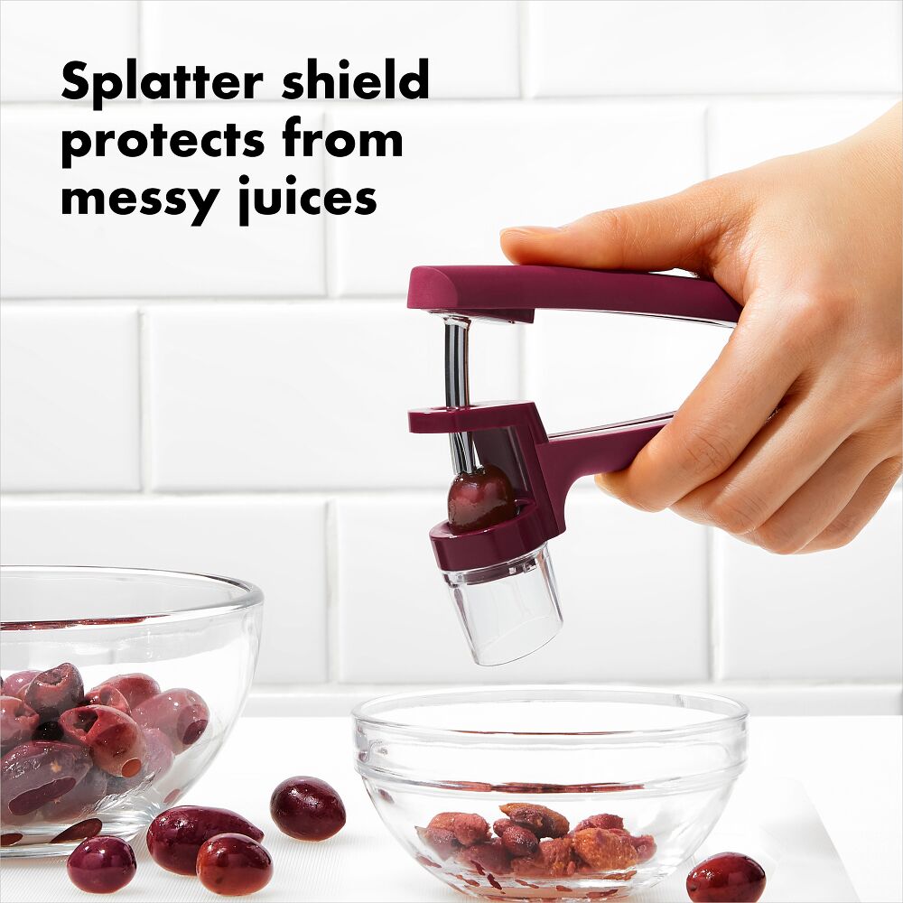 OXO Good Grips Cherry & Olive Pitter - Beet S5
