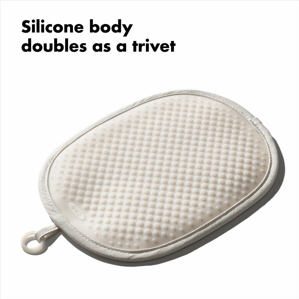 Silicone Pot Holder - Oat P1