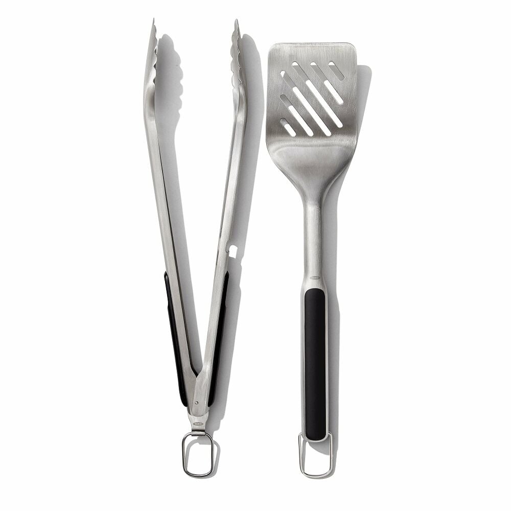 OXO Good Grips Grilling Turner and Tongs Set N9