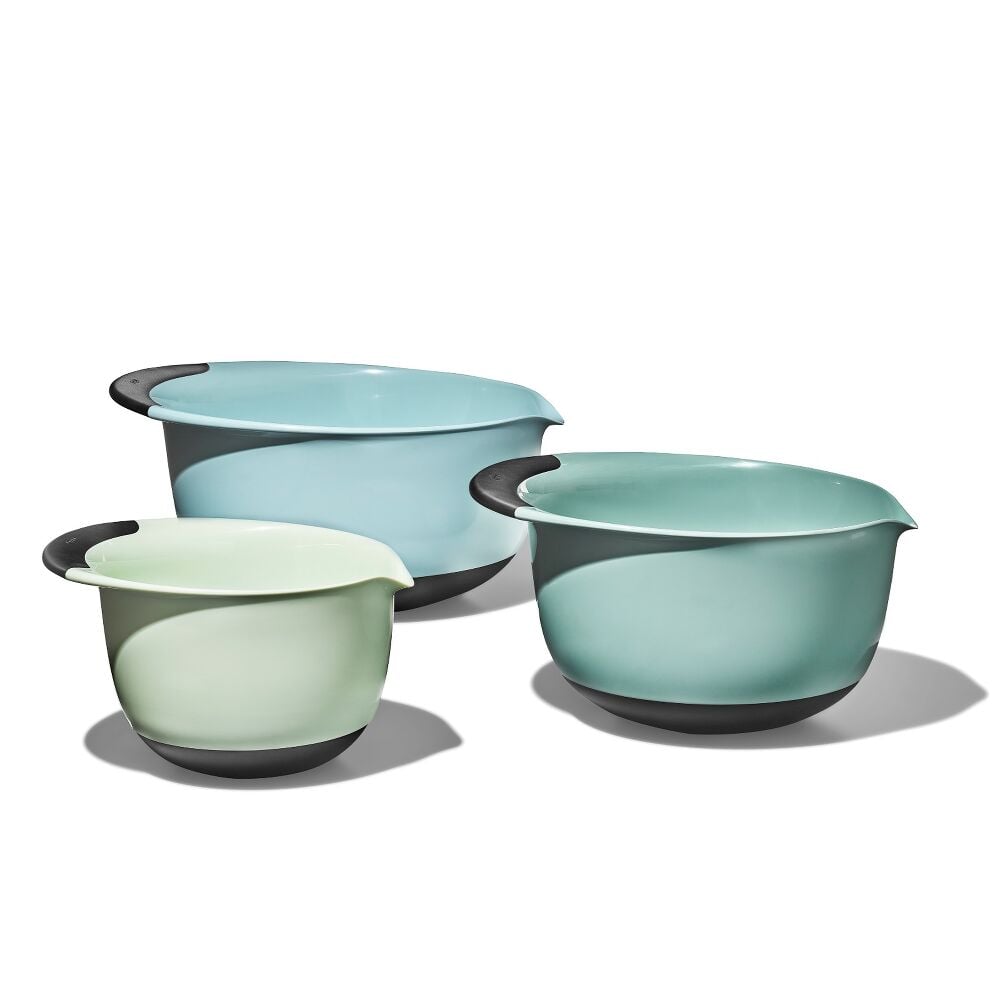 3 Piece Mixing Bowl Set - Cadet Blue, Tower Grey, Jade V5
