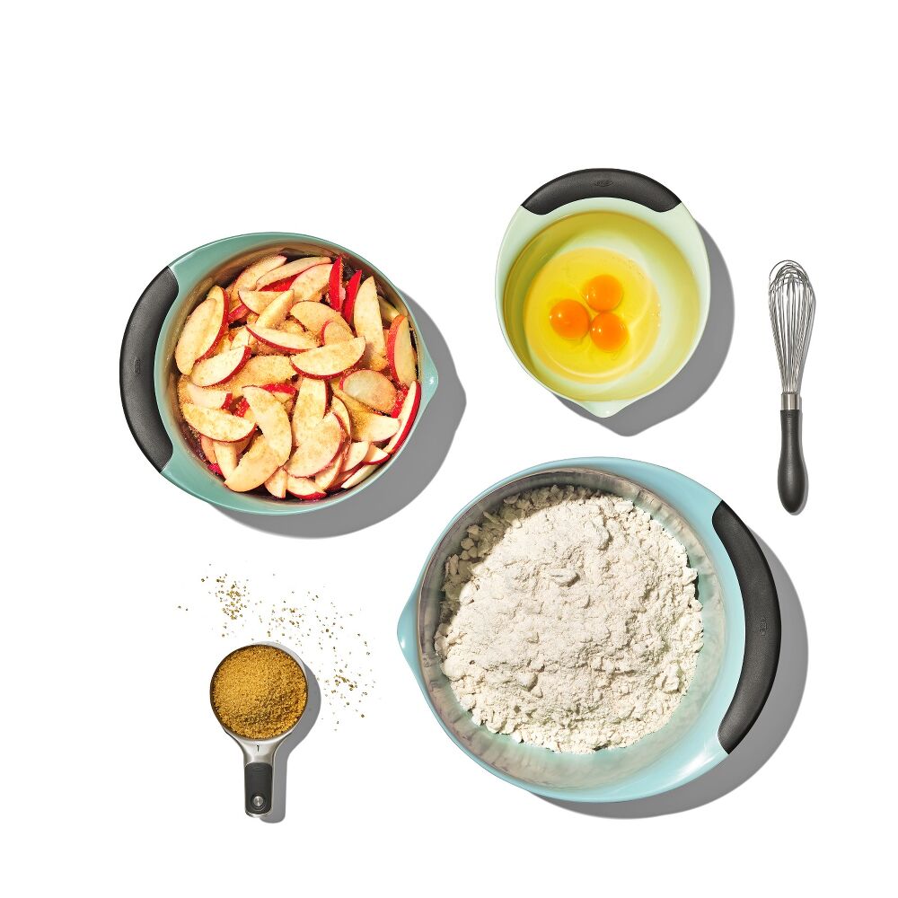 3 Piece Mixing Bowl Set - Cadet Blue, Tower Grey, Jade V5