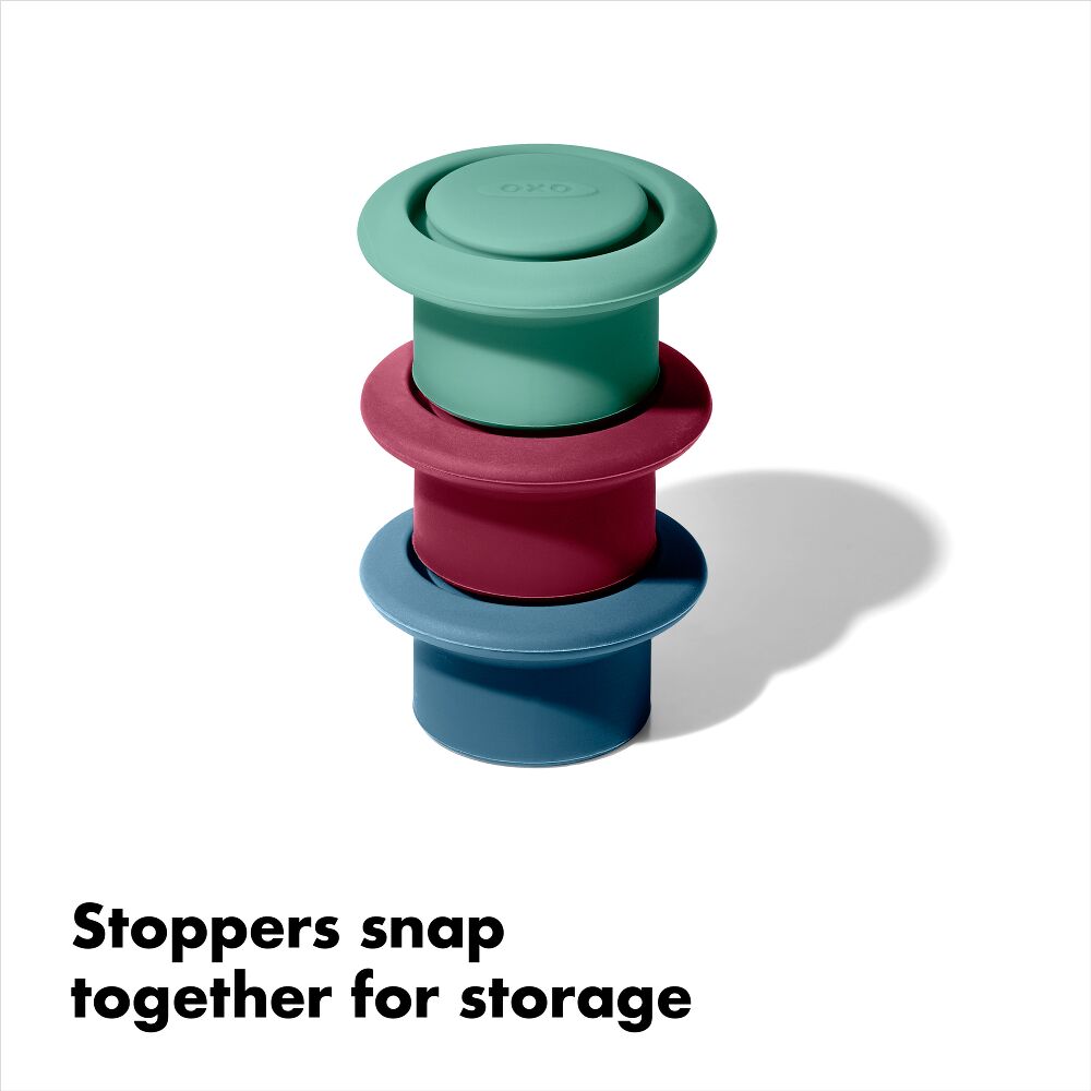 OXO Good Grips Silicone Wine Stoppers R9