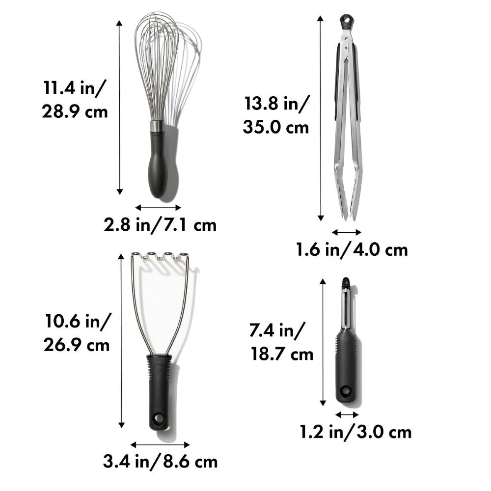 4 Piece Essential Kitchen Tool Set Q1