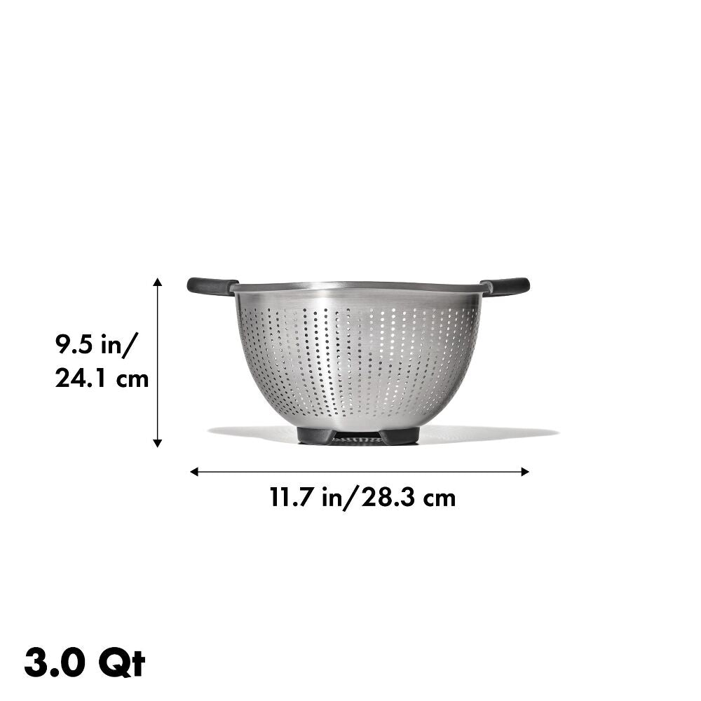 Stainless Steel 3 qt./ 2.8L Colander R5