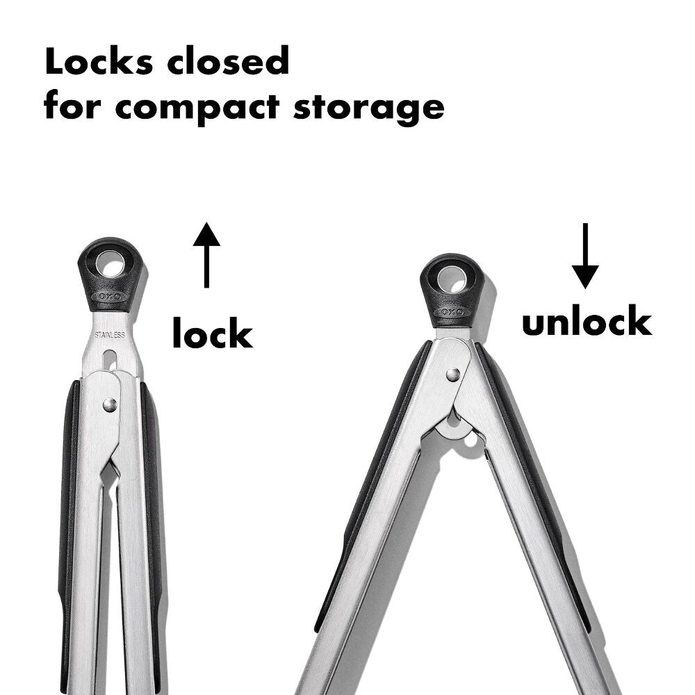 2-Piece Tongs with Nylon Heads Set B3