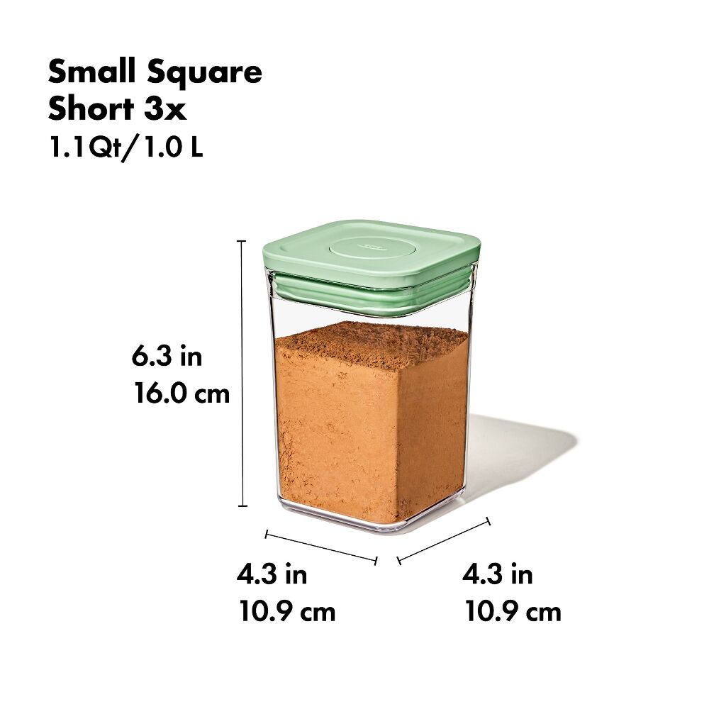3-Piece POP Container Set with Mini Scoops X3