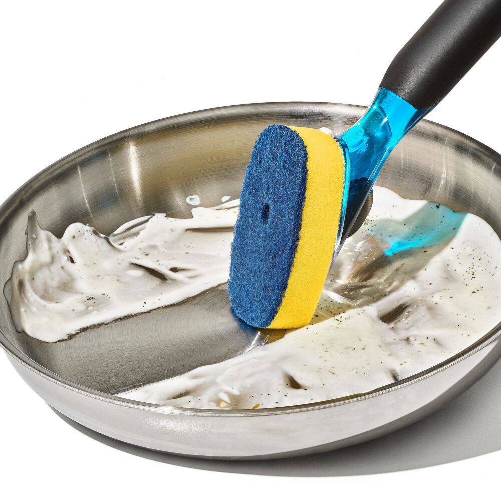 Soap Dispensing Dish Scrub U6