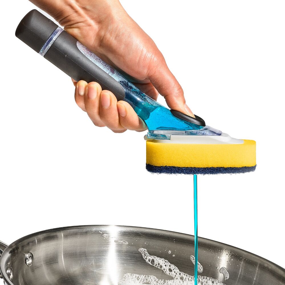 Soap Dispensing Dish Scrub U6