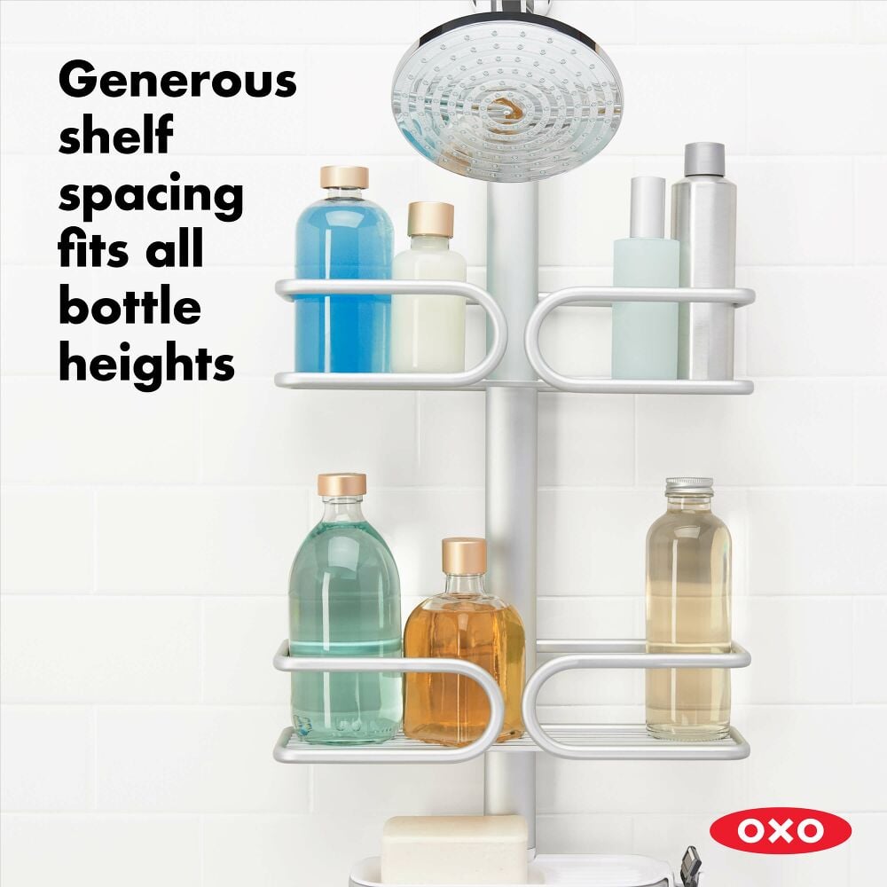 Aluminum 3-Tier Shower Caddy B1